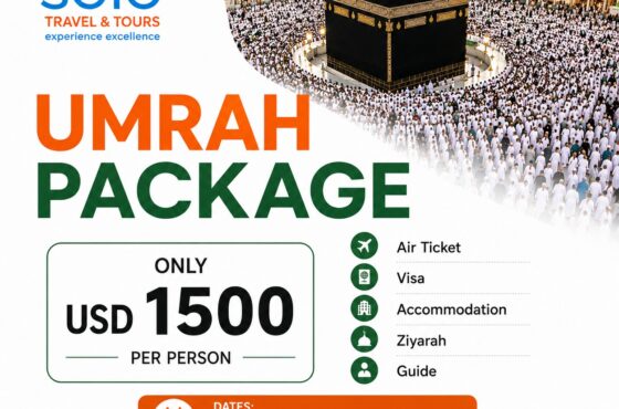 20TH AUGUST – 30TH AUGUST UMRAH TRIP